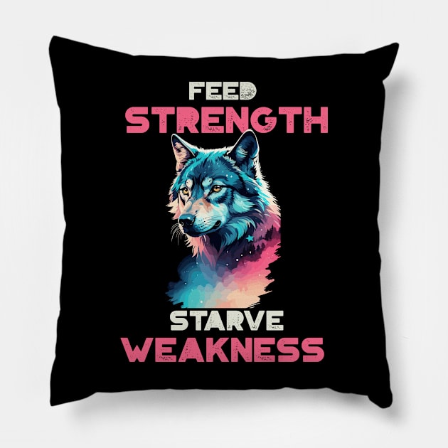 Howling wolf t shirt Pillow by Rhyno Tees