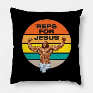 Hallowed be thy gains - Swole Jesus - Jesus is your homie so remember to pray to become swole af! Pillow