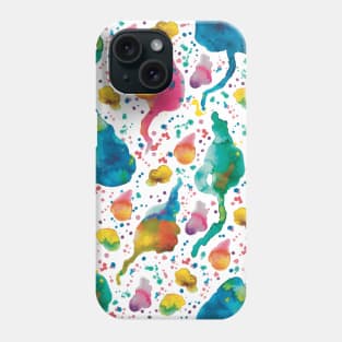 Watercolor Abstract Mushrooms Phone Case