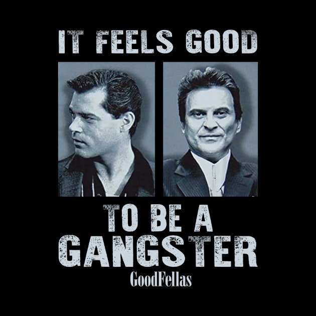 Joe pesci vintage movie it feels good be a gangster by Julie lovely drawings