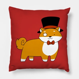 Dapper Shiba Pillow