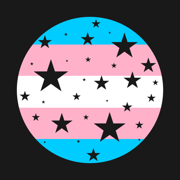 Trans Pride Stars by anomalyalice