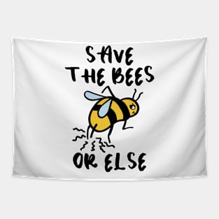 SAVE THE BEES (OR ELSE) Tapestry