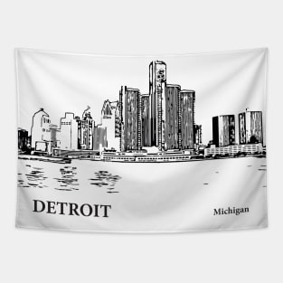 Detroit - Michigan Tapestry