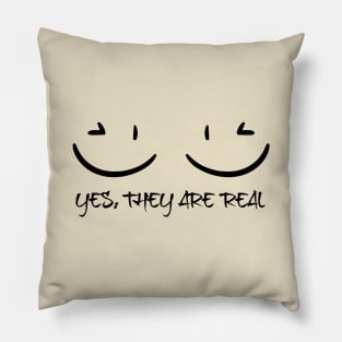 Yes, they are real Pillow