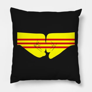 South Vietnam Fist Bump Patriot Flag Series Pillow