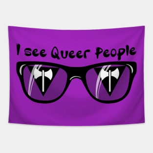 Lesbian Pride Sunglasses - Queer People Tapestry