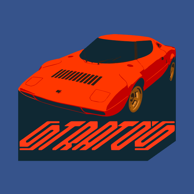 lancia stratos by retroracing