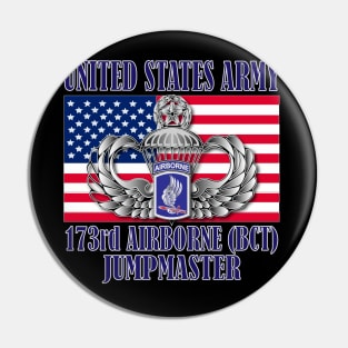 173rd Airborne Brigade- Jumpmaster (Master Wings) Pin