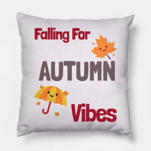 Falling For Autumn Vibes Design Pillow