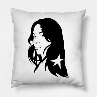 Gracie Star Vector Illustration Pillow