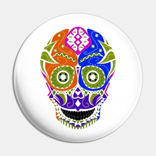 monster wrestling skull ecopop Pin