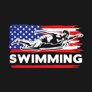 Swimming flag arts T-Shirt