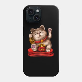 Cute Maneki-neko cat Phone Case