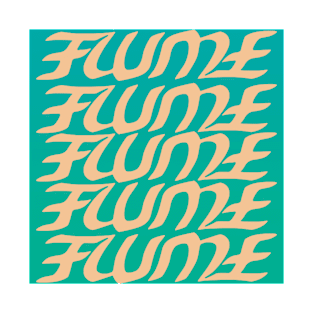 Hi This Is Flume Logo Multi-Coloured 4 T-Shirt