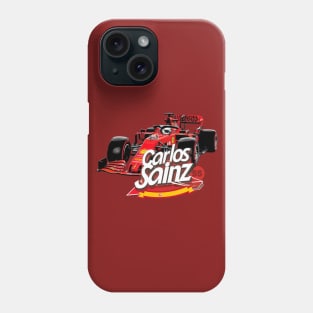 Carlos Sainz, ferrari, formula 1, F1 Phone Case