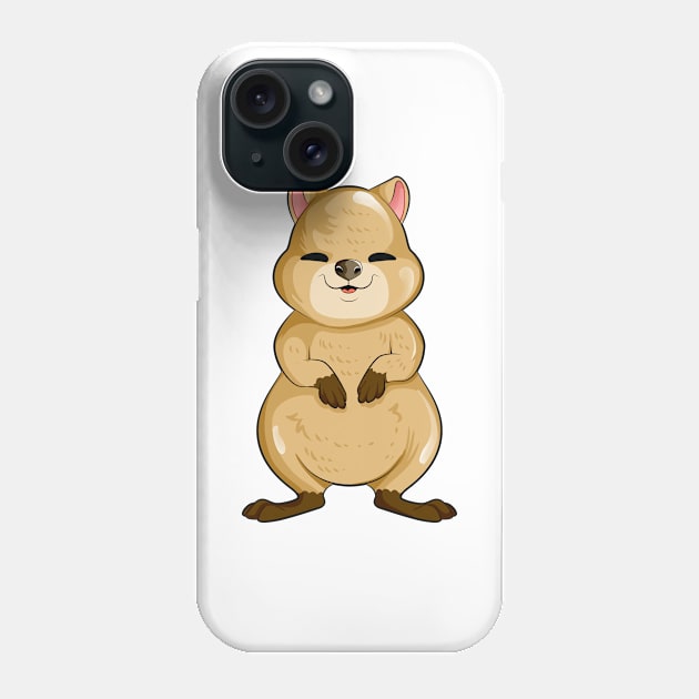 Kawaii Quokka Phone Case by Modern Medieval Design