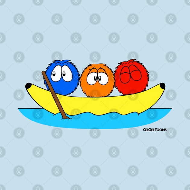 Summer Fluffin' - Banana Boat by CeeGeeToons