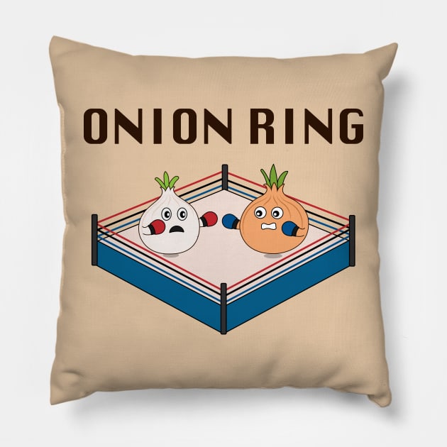 Onion Ring Pillow by chyneyee