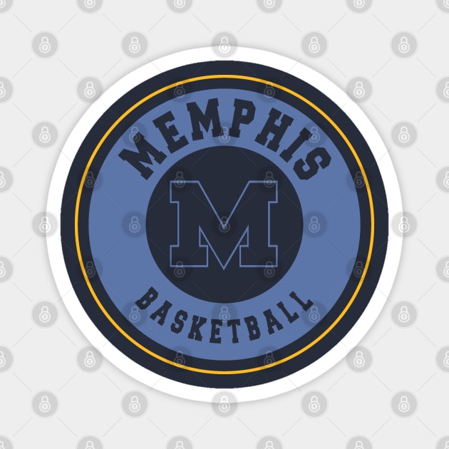 Memphis basketball Magnet by BVHstudio