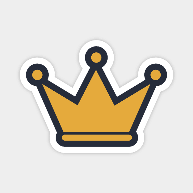 Royal Crown Retro Magnet by happinessinatee