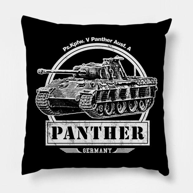 Panther Tank Pillow by rycotokyo81