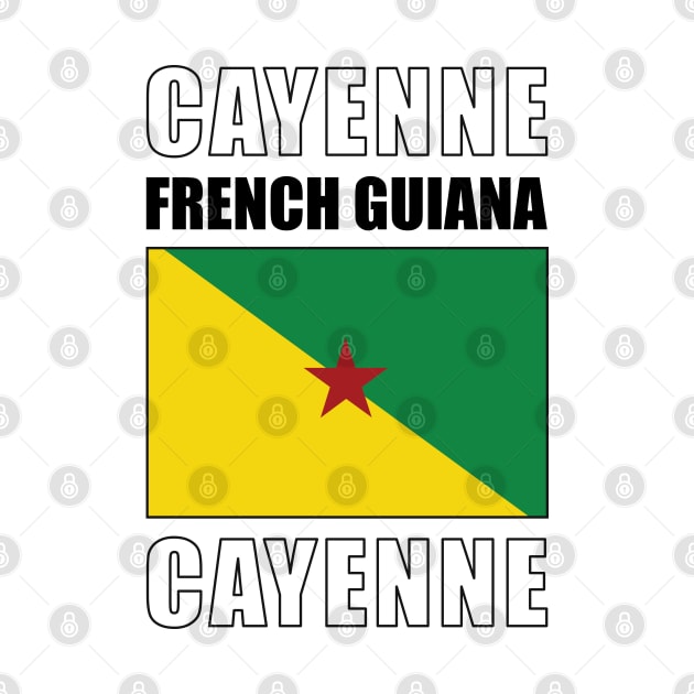 Flag of French Guiana by KewaleeTee