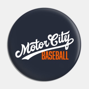 Motor City Baseball Pin