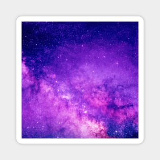 Colorful Universe Nebula Galaxy And Stars Magnet