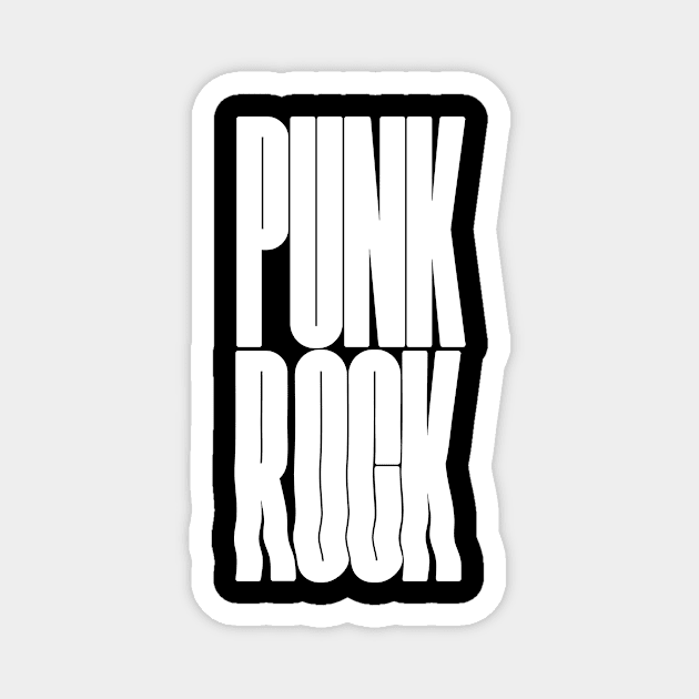 bold Punk rock logo Magnet by lkn