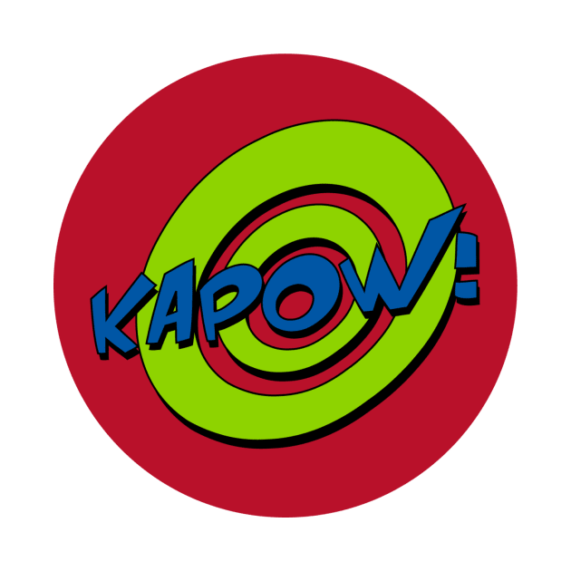 Kapow Comic Book Design by markmurphycreative