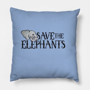 Save the Elephants Pillow