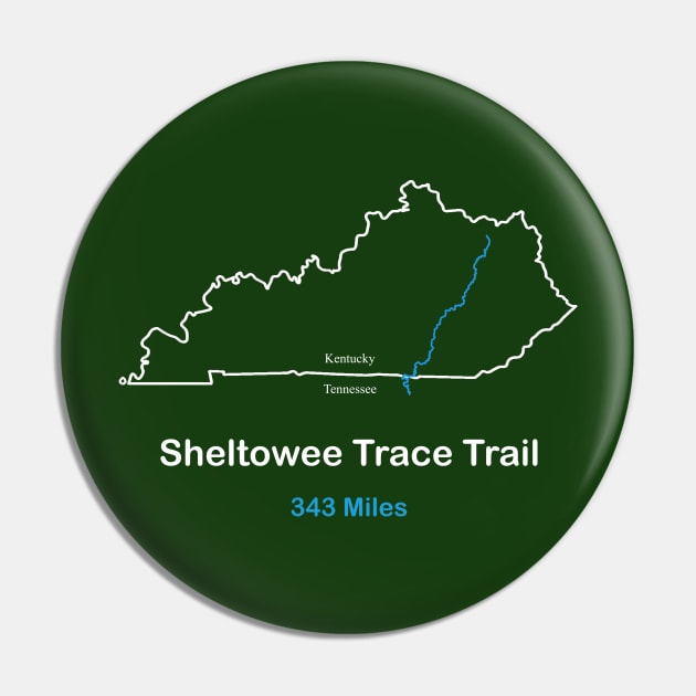 Sheltowee Trace National Recreation Trail Pin by numpdog