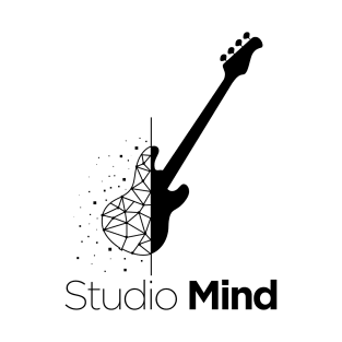 Studio Mind, Guitar Black T-Shirt