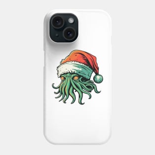 A Portrait of Christmas Cthulhu Phone Case