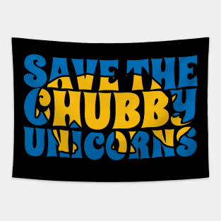 save the chubby unicorns fat rhinoceros unicorn Tapestry