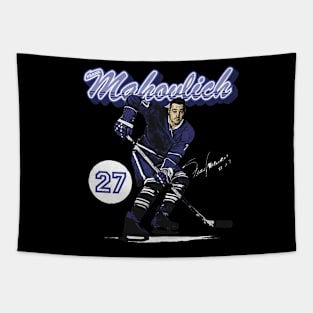 Frank Mahovlich Toronto Retro Script Tapestry