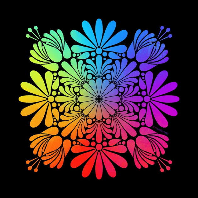 All the Wonderful Colours of the World Mandala by Shaseldine