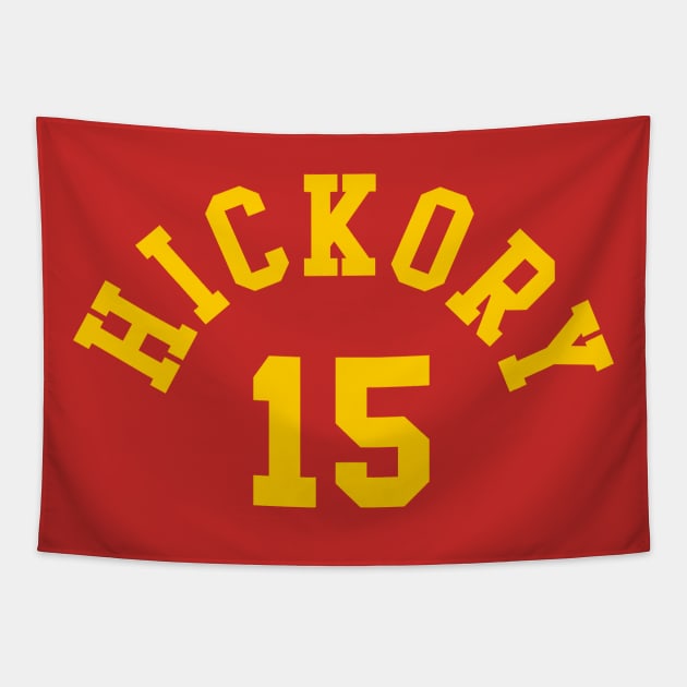 Hickory Jimmy Chitwood Jersey Tapestry by klance