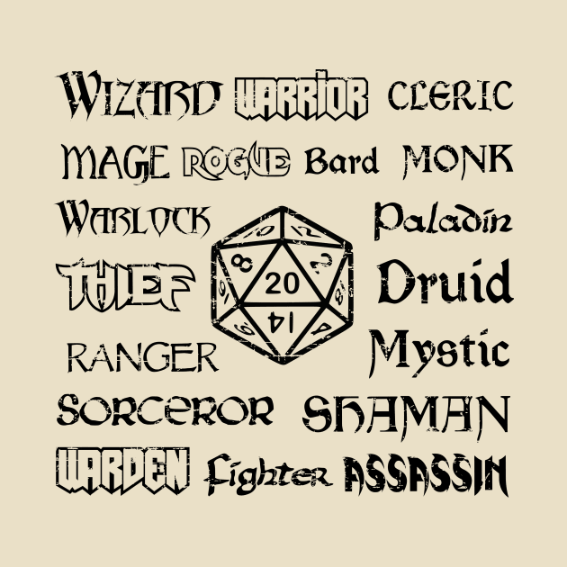 RPG Classes by artlahdesigns