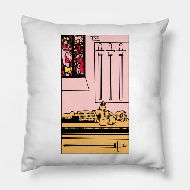 4 of Swords Pillow by ThingRubyDoes