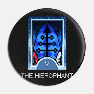 The Hierophant Arcana Tarot Card Pin