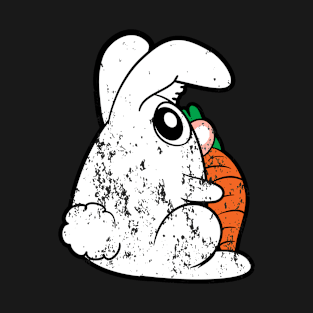 Retro Vintage Grunge Easter Bunny T-Shirt