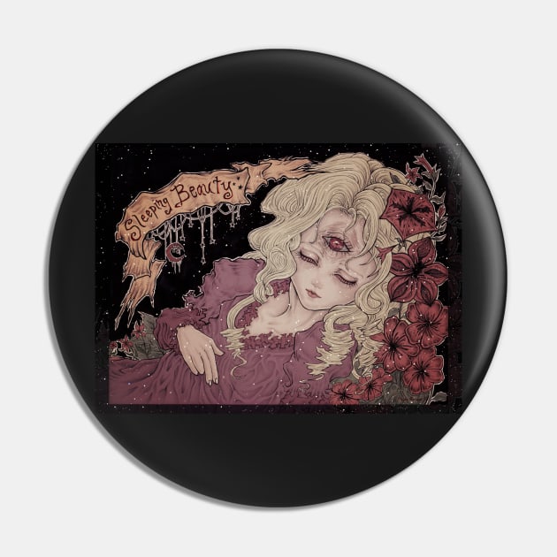 Sleeping Beauty Pin by Megan Darrough