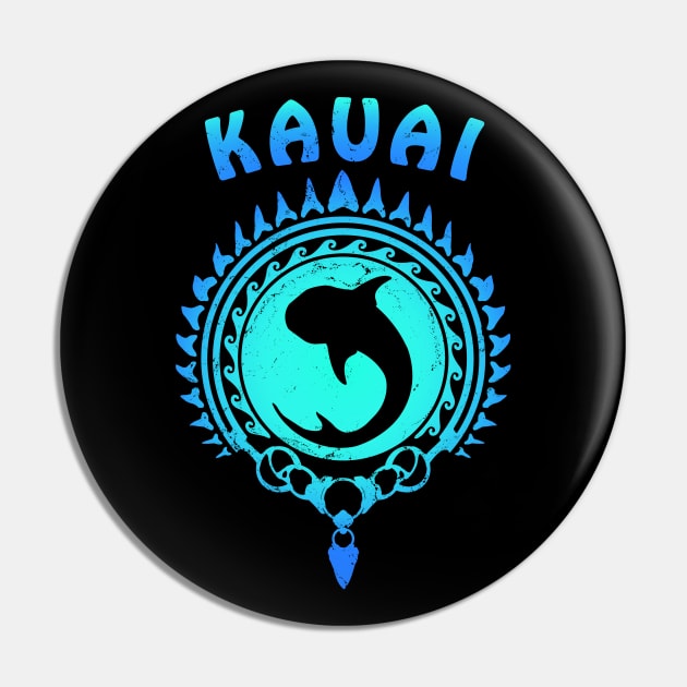 Kauai Whale Shark Pin by NicGrayTees