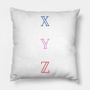 XYZ Pillow