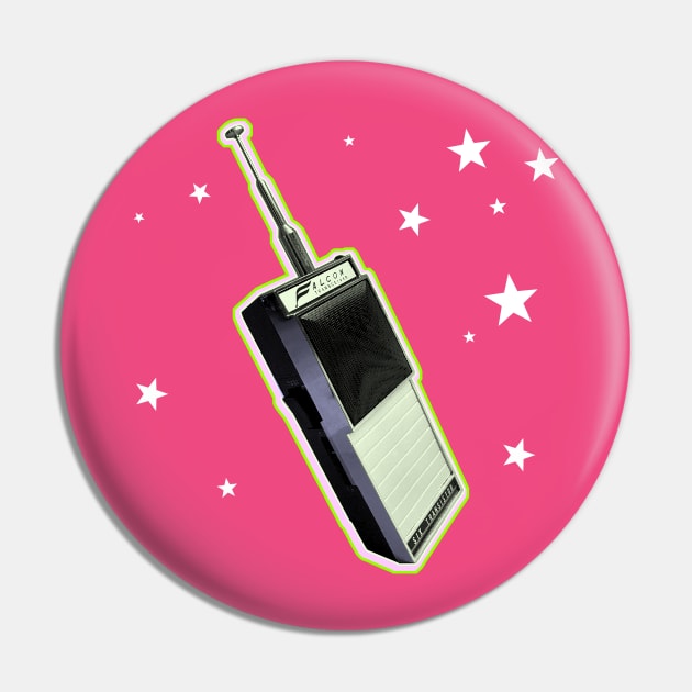 Sweet Mint Walkie Talkie to The Stars Pin by callingtomorrow