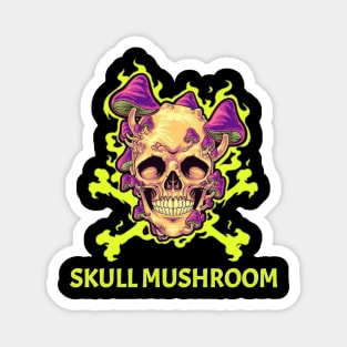 Skullmushroom light Magnet