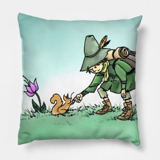 Snufkin and Squirrel Pillow