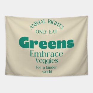 Animal Rights Plant Based Diet Tapestry